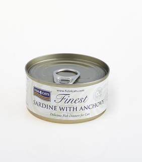 F4C CATS WET SARDINE ANCHOVY 70G