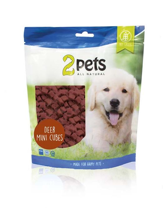 Hovedbilde 2PETS DEER MINICUBES 400G 