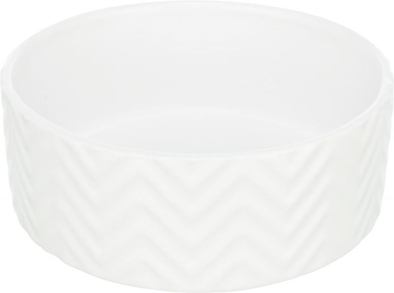 HUNDESKÅL KERAMIKK 1,6L Ø20CM HVIT