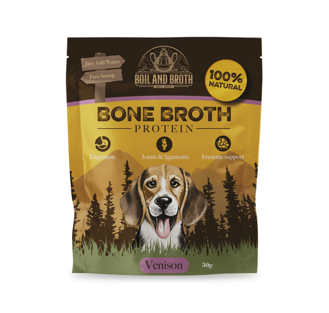 Hovedbilde BONE BROTH 50 G TIL 1LITER VENISON