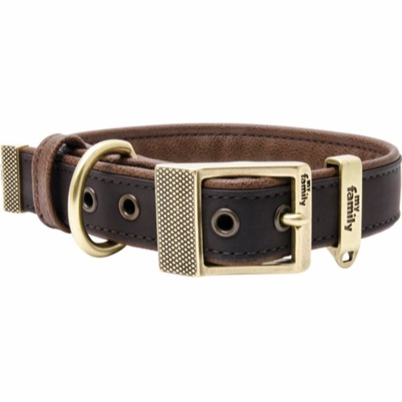 MY FAMILY BILBAO LÆRHALSBÅND BRUN