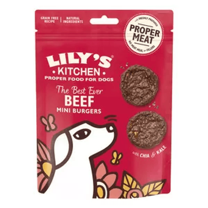 Hovedbilde Lily´s Kitchen hundesnack, Beef Mini Burgers - ...