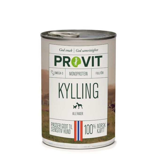 Hovedbilde PROVIT GOBITEN BOKSEMAT KYLLING 400G