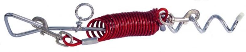 Dogman Kit Uppkopplingsskruv+löplina Metall 3m