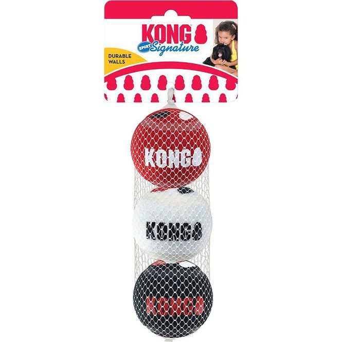 Hovedbilde KONG SIGNATURE SPORT BALLS 3PACK M 6,5CM