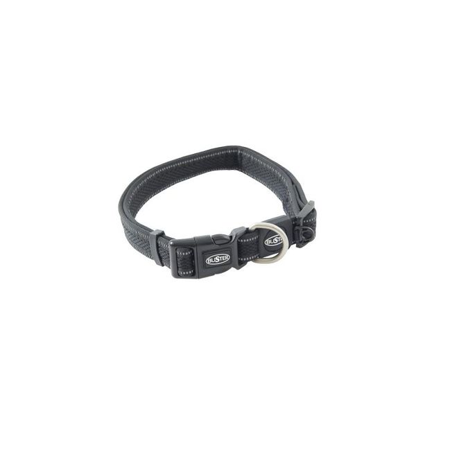 Hovedbilde BUSTER Reflective Mesh halsbånd, sort/sort, XL, ...