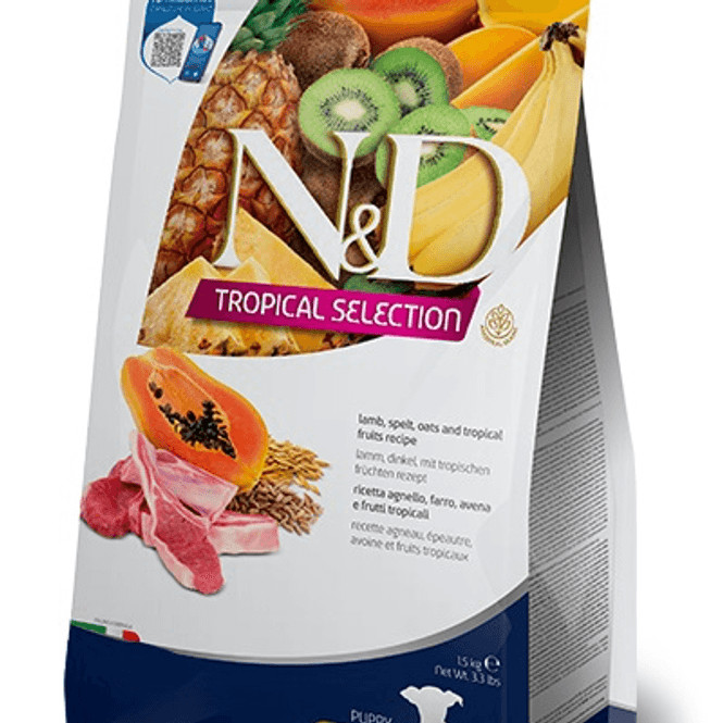 Hovedbilde  FARMINA N&D LAMB & TROPICAL FRUITS PUPPY MINI 