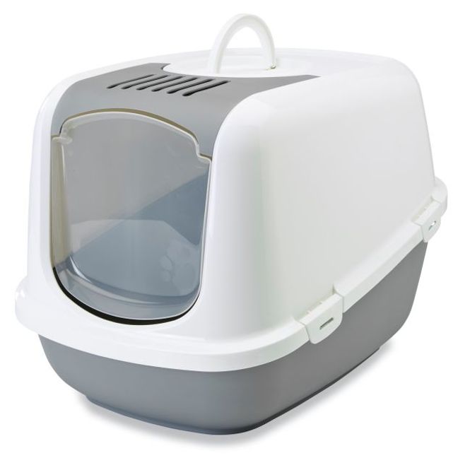 Hovedbilde Savic Kattetoalett Nestor Jumbo tak Grå XL 66cm