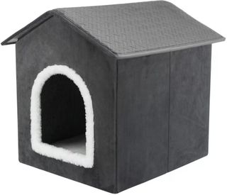KATTE / HUNDEHULE LIVIA GRÅ 38x44x41cm