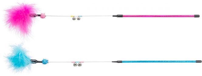 Hovedbilde TRIXIE KATTELEKE FISKESTANG METALL/PLASTIKK 55CM