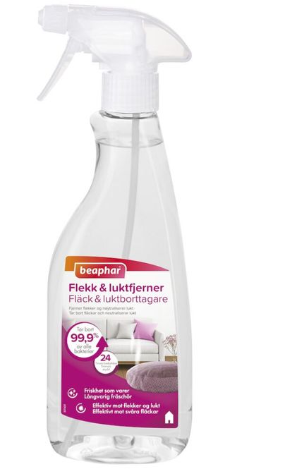Hovedbilde BEAPHAR FLEKK- OG LUKT FJERNER 500ML