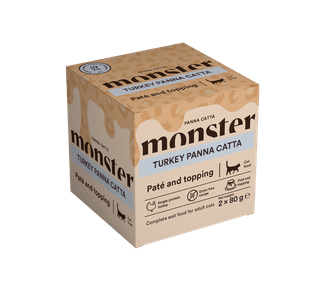 Monster Cat Turkey Panna Catta 2 pcs