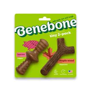 Benebone 2-pakning Maplestick/Zaggler Baconsmak