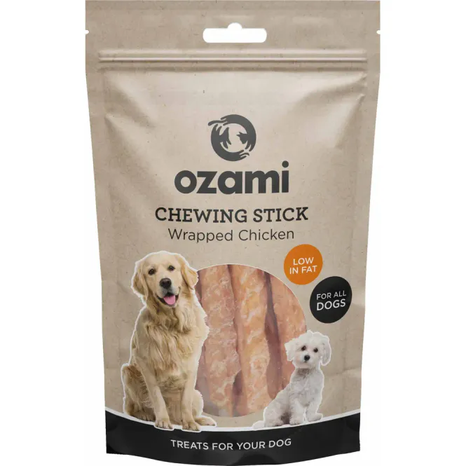 Hovedbilde OZAMI TYGGEPINNER FYLT MED KYLLING 100G