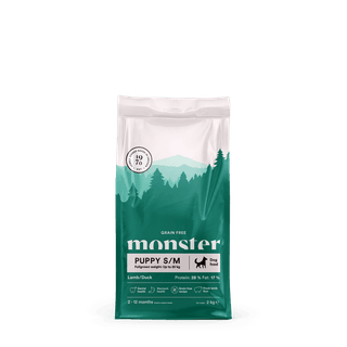 Monster Dog Puppy Lamb/Duck 2 kg