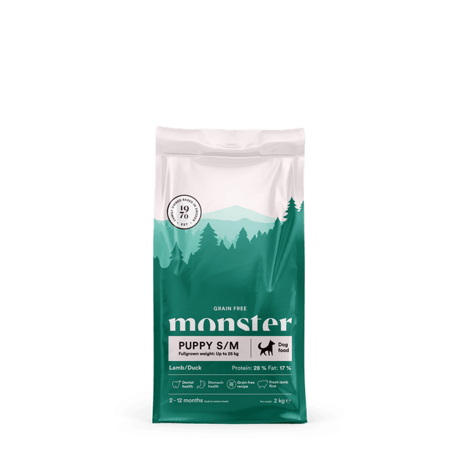 Hovedbilde Monster Dog Puppy Lamb/Duck 2 kg