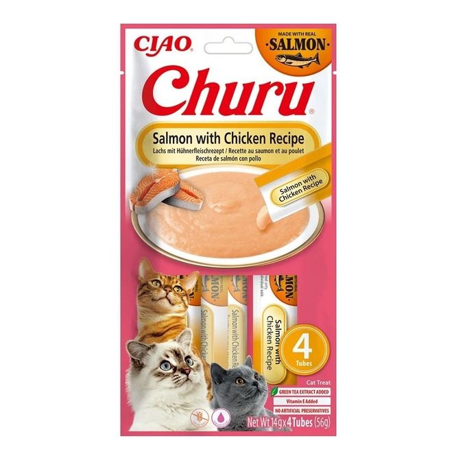 Hovedbilde CHURU SALMON WITH CHICKEN 4stk