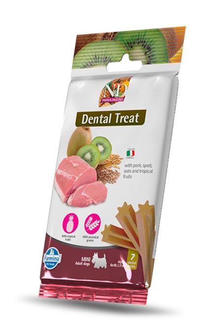Hovedbilde FARMINA DENTAL TREAT N&D TROPICAL SELECTION PORK ...