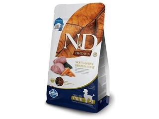 FARMINA N&D BROWN - LAMB, SPIRULINA AND CARROT RECIPE