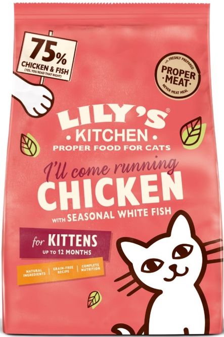 Hovedbilde Lily's Kitchen Chicken & White Fish Kitten 800g